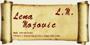 Lena Mojović vizit kartica